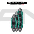 AQUA MARINA - Триместен надуваем каяк с надуваемо дъно Laxo - 3.80 m